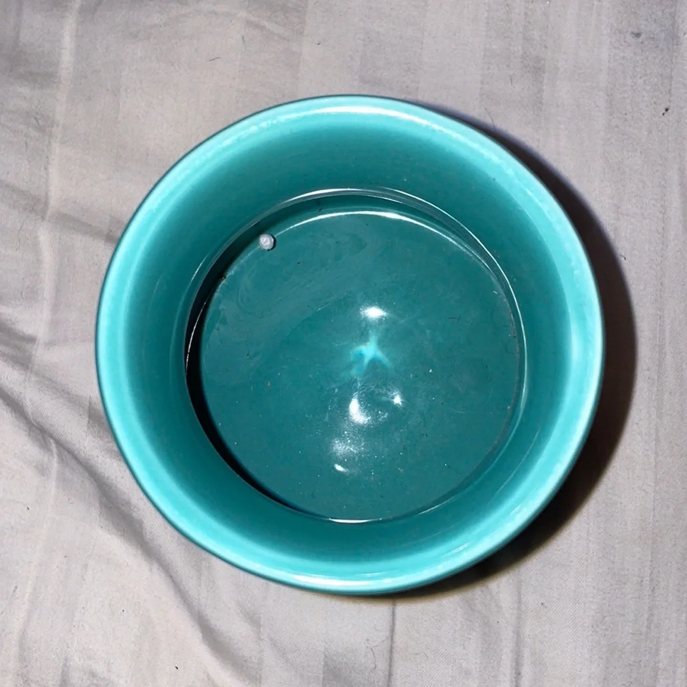 Teal vase - Picture 2 of 3